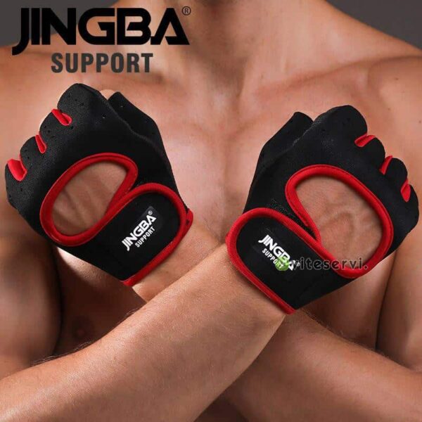 Gants de sport JINGBA antidérapants pour la boxe, la gym et le cyclisme