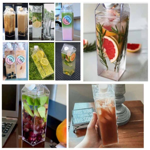 Gourde solide en plexiglas 1L