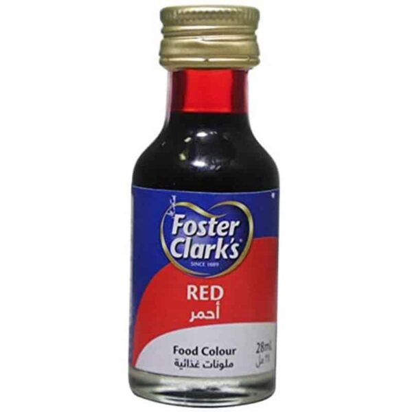Colorant alimentaire couleur Rouge Liquide Foster Clark's pour boisson et pâtisserie