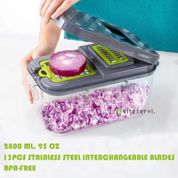 Nicer dicer Découpe légumes 22 en 1