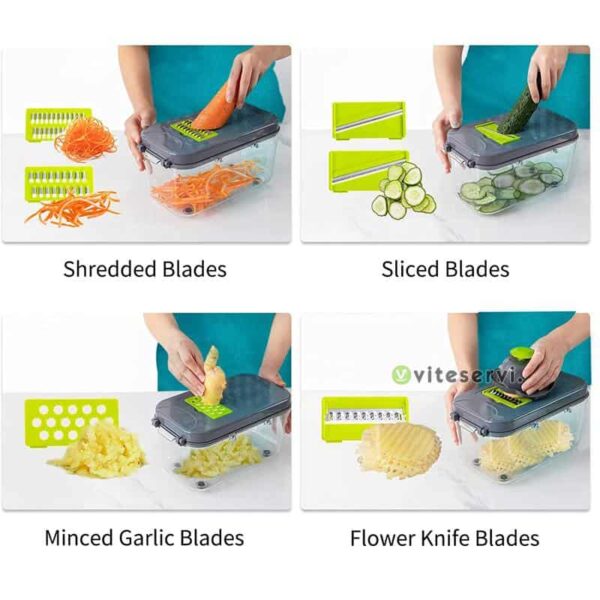 Nicer dicer Découpe légumes 22 en 1