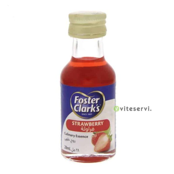 Arome Senteur Fraise Liquide Foster Clark's pour boisson et pâtisserie