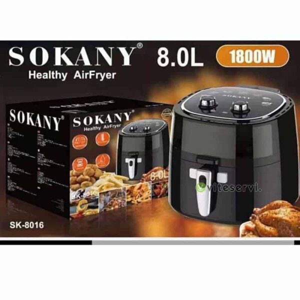 Friteuse Electrique à Air SOKANY 8L 1800W SK-8016