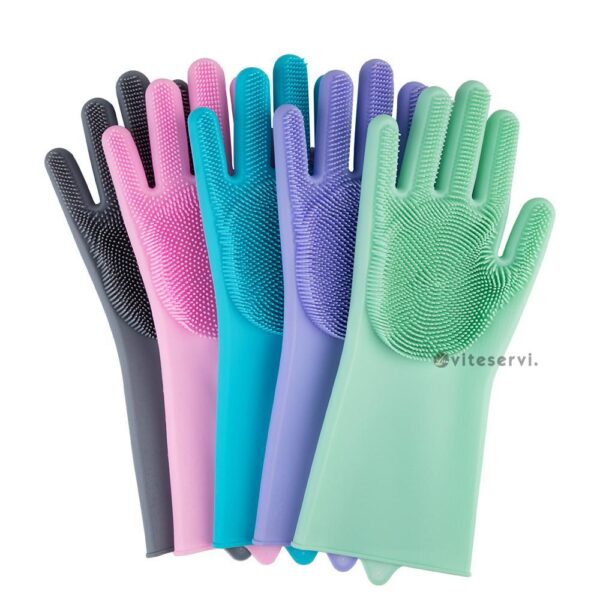 Gant lave vaisselle en silicone