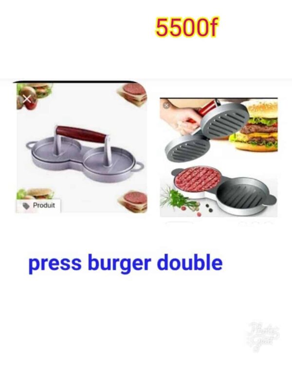 Double press burger