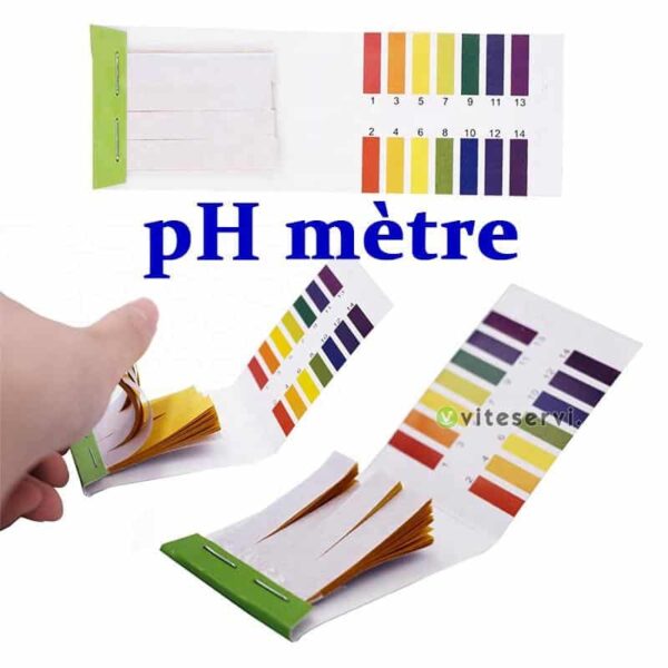 Papier ph 80 Bandelletes Test PH Mètre Testeur Acidité de liquide eau jus