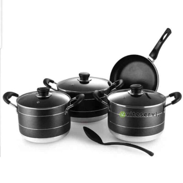 Set de 3 Casseroles et une Poêle Gamp