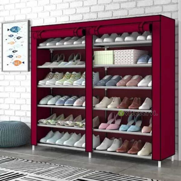 Armoire à chaussure 12 Niveaux Double battant T-2712