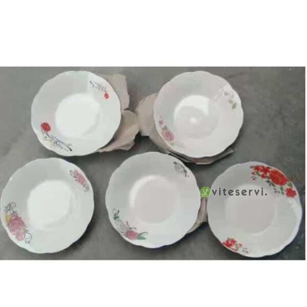 Set de 12 assiettes fleuris de qualités