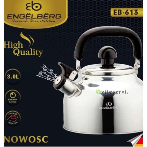 Bouilloire en inox chauffe eau EB-613 3 Litres