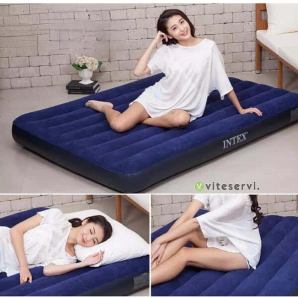 Matelas gonflable en velours confortable 01 place