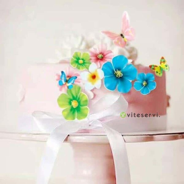 Boîtes de papillon pour décoration de gâteau