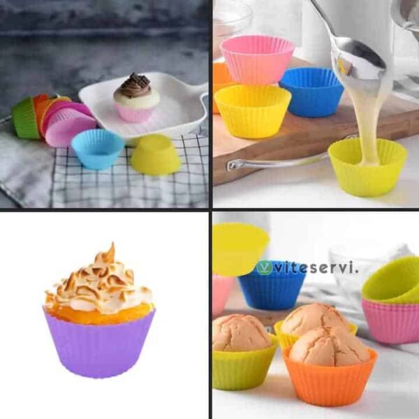 Set de 12 moule à cake en silicone