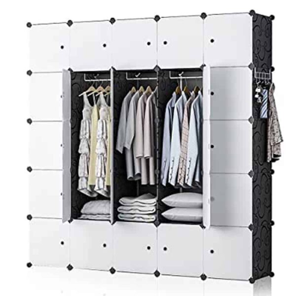 Armoire démontable à plastique 25 cubes