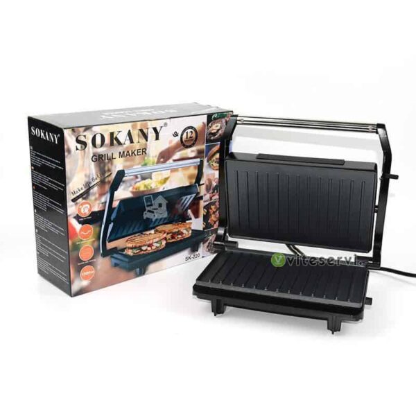 Panini Sandwich Maker SOKANY SK-220 1200W