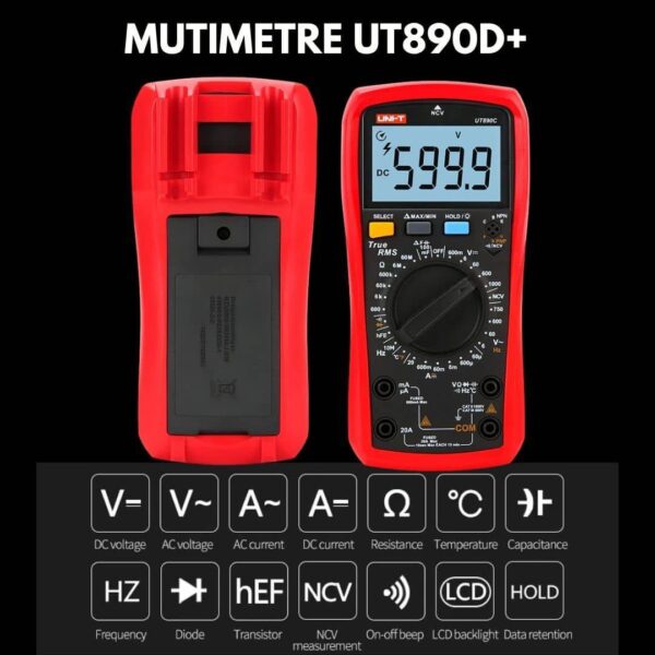 Multimètre UT 890D+