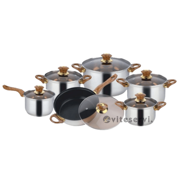 Set de 6 Casseroles en qualité supérieure