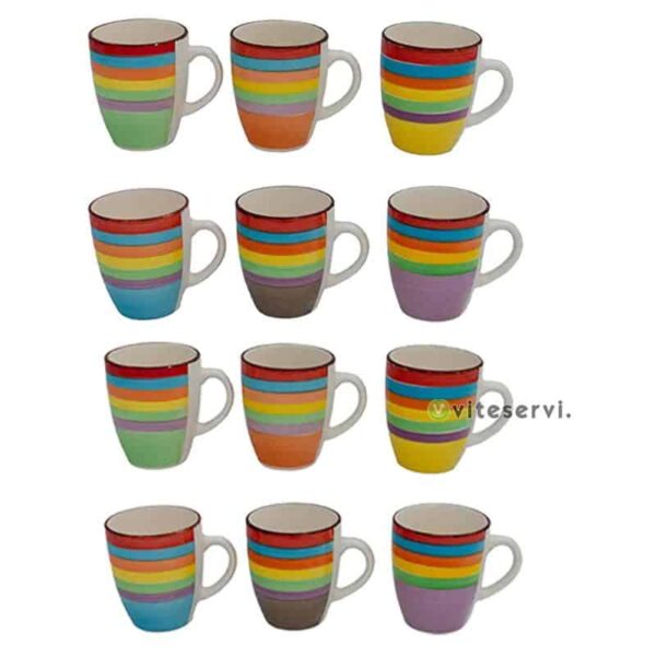 Set de 12 tasses en céramiques