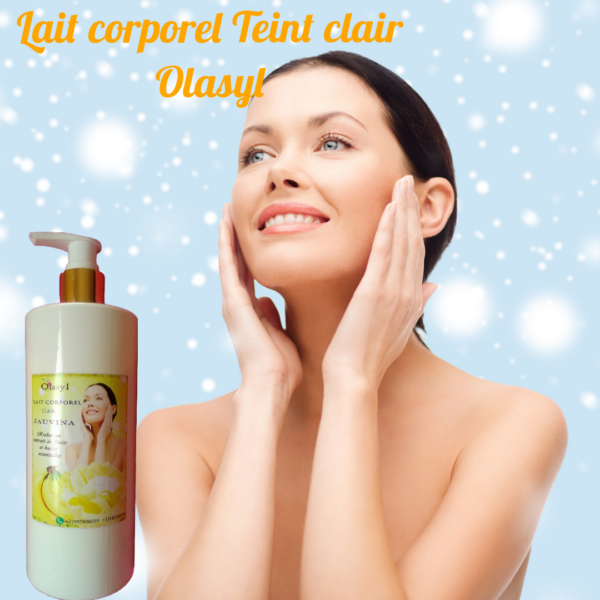 Lait corporel teint clair