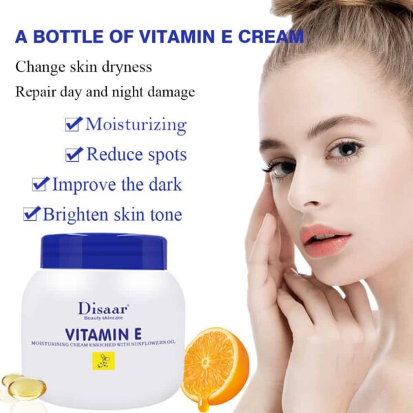 Crème anti- vergetures,anti-ride, anti-âge disaar vitamine E pour tout type de peau