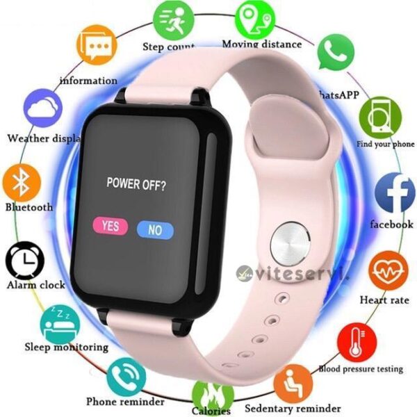 Smartwatch Montre intelligente Écran tactile Bluetooth JPILIS