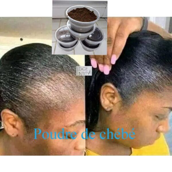 Poudre chébé pour les cheveux