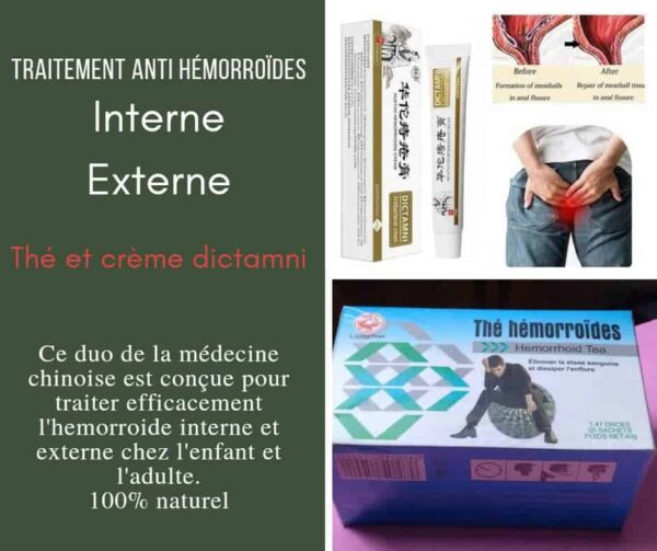 Duo anti hémo crème et thé