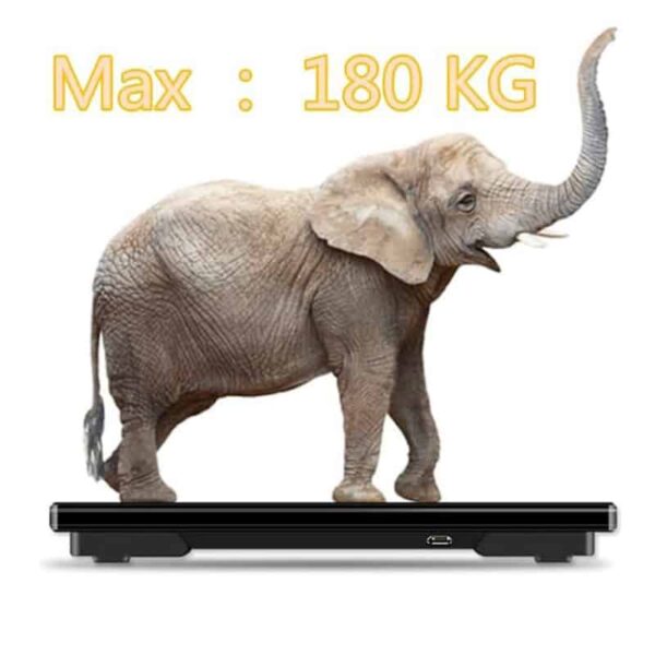Balance pèse-personne électronique rechargeable 180 kg