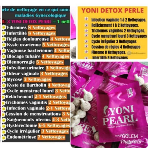 Yoni perle pour un nettoyage vaginal