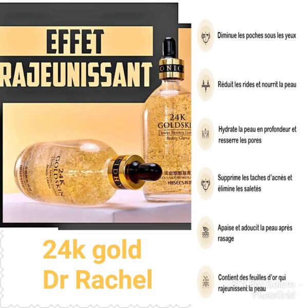 24k gold sérum de visage