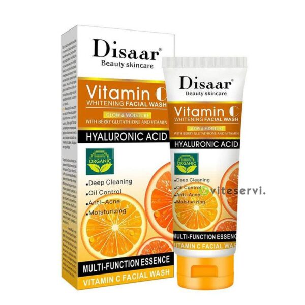 Disaar vitamine C nettoyant Facial éclaircissant contre les rougeurs les tâches