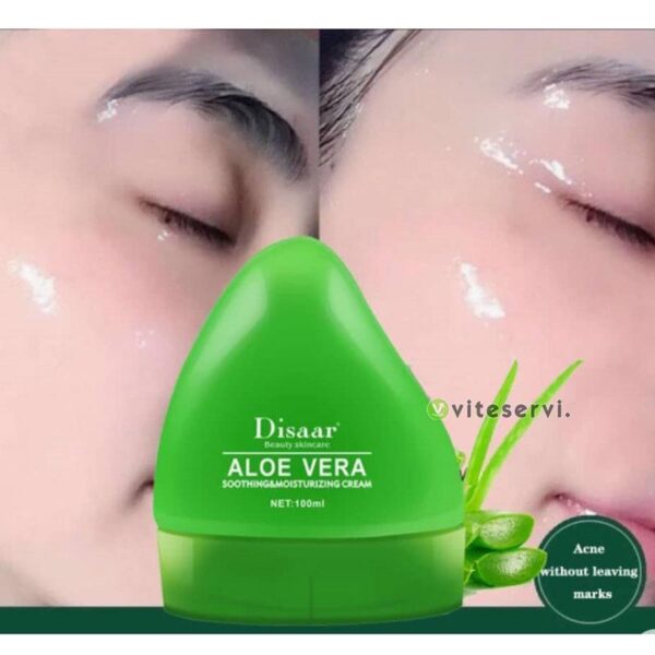 Gel de visage hydratant fait à base d'Aloe vera