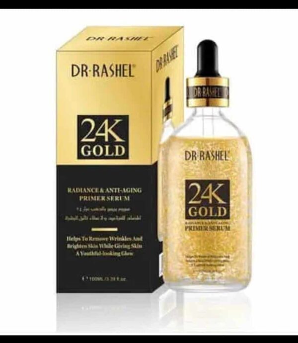 Sérum faciale 24k gold Dr Rachel au granulé contré le vieillissement,les rides, acné taches