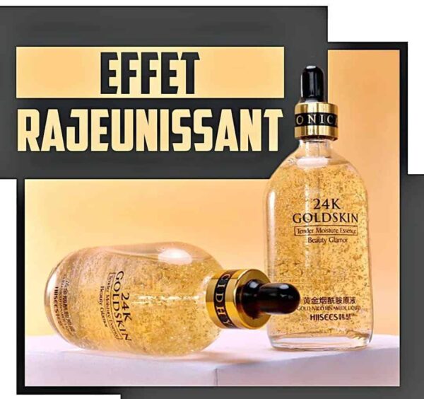 Sérum faciale 24k gold Dr Rachel au granulé contré le vieillissement,les rides, acné taches