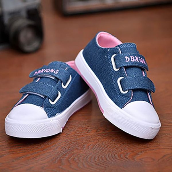 Chaussure Basket pour fillette modèle AIR FORCE couleur Jean